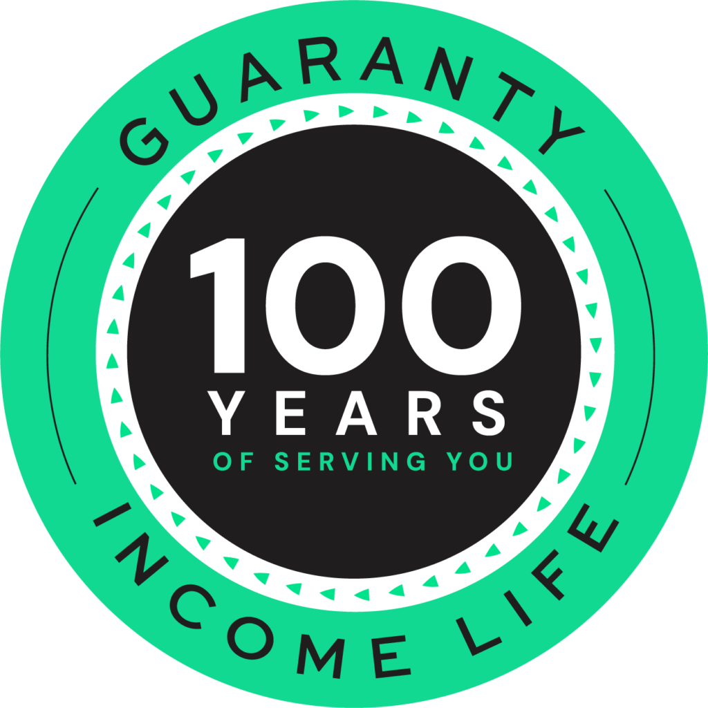 Guaranty Income Life 100 Year Anniversary Logo